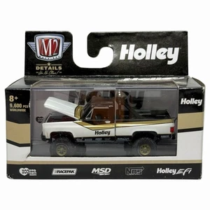 M2 Machines Holley 1976 GMC Sierra Grande 15 4X4 1:64 Diecast Black White Gold - Picture 1 of 2
