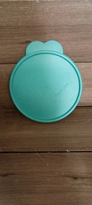 Tupperware 2541A Butterfly Tab 6" Turquesa Tapa de Repuesto - Imagen 1 de 8
