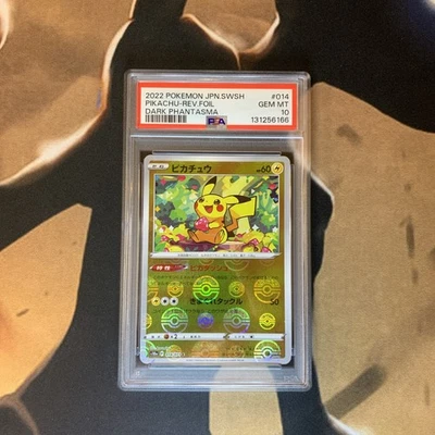 Pikachu PSA 10 Dark Phantasma 014/071 Reverse Holo Japanese Pokémon Gem Mint - Image 1 of 2