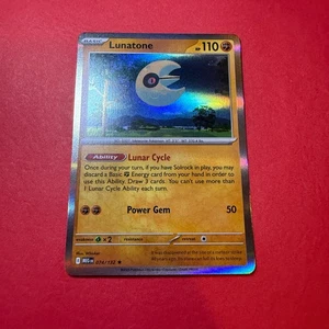 Carta Pokémon Lunatone 074/132 NM Holo Rara Mega Evoluzioni - Foto 1 di 2