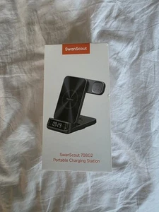 SwanScout Foldable Wireless Charging Station Compatible with Google Pixel Watch - Zdjęcie 1 z 11