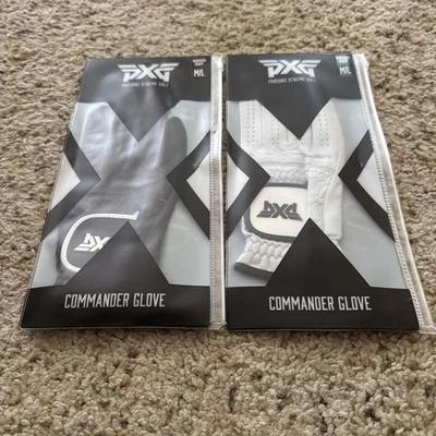 2 Nuevos Guantes de Golf PXG - Guantes de Comandante ML Derecho para Mujer Blanco y Negro ⛳️ Foto 1 de 4