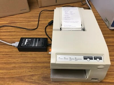 Epson TM-U375 Serial Journal Dot Matrix POS Printer  - Image 1 of 4
