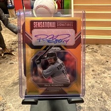 2023 Prizm Baseball Sensational Signatures Paul Konerko Gold 10/10 SSP WHITE SOX