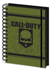CALL OF DUTY EVERGREEN SKULL GAMING A5 HARDCOVER NOTEBOOK LINED 100% OFFICIAL - Picture 1 of 1