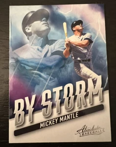 Mickey Mantle 2022 Panini Absolute By Storm BYS-8 Yankees - Picture 1 of 2