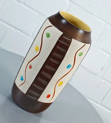 Chicce Bay Cerámica Florero Piso Mesa Jarrón Jarra Paraguas Soporte De Colección Años 50 Foto 1 de 4