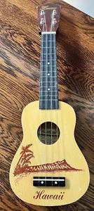 Hawaii Leolani Kidney Ukulele 18" long x 6" wide with 4 strings - Vintage - Picture 1 of 3
