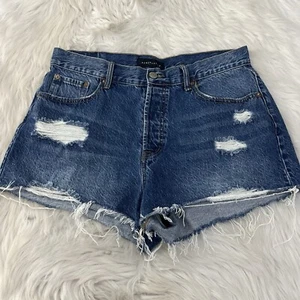 Aeropostale womens boyfriend short 12 distressed 100% cotton cut off - Picture 1 of 15