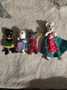 Vintage BAPS von Arps 3 Kätzchen verloren ihre Fäustlinge & Mutter Katze Puppen Deutschland - Bild 1 von 7
