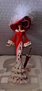 Bradford Exchange Visions of Remembrance Lest We Forget Lady Figurine.BNB - Picture 1 of 5