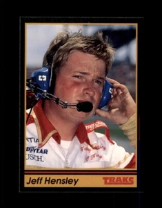 1991 Traks Racings Cards #163 Jeff Hensley SET BREAK - Picture 1 of 2