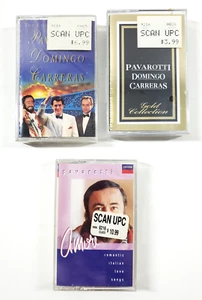 Pavarotti Domingo Carreras Gold Collection Amore 3 Tenors Cassette Lot NEW - Picture 1 of 3