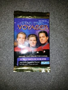 Vintage 1995 Star Trek Voyager Series 2 Trading Cards Unopened NOS New Old Stock - Picture 1 of 4