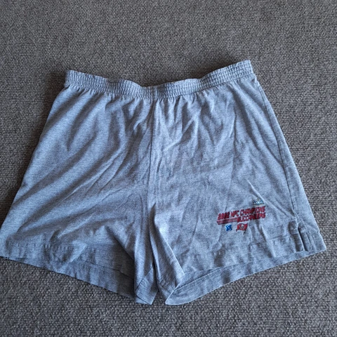 Vintage Tampa Bay Buccaneers Hot Pants Adult M L Gray Sweat Shorts NFL Ladies Cover