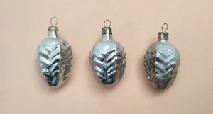 Cones Vintage Christmas Tree Toys USSR Decoration New Year Glass Soviet Ornament - Picture 1 of 3