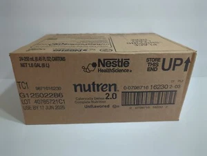 Nestle Nutren Boost 2.0 Complete Tube Feeding Formula Unflavored 8.45 24 Pack - Picture 1 of 4