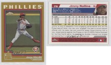 2004 Topps Chrome Gold Refractor Jimmy Rollins #76