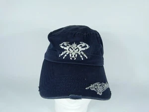 Fly Girls Kids Girls Navy Blue / Silver Logo Hat w/ Faux Stones - Picture 1 of 8