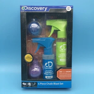 NEW Discovery Kids Chalk Blast Set w/ Chalk Sprays & Bombs [Blue/Purple] - Picture 1 of 4