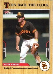 2021 Topps Now Turn Back The Clock Steve Garvey #16 Baseballkarte (PR: 405) - Bild 1 von 2
