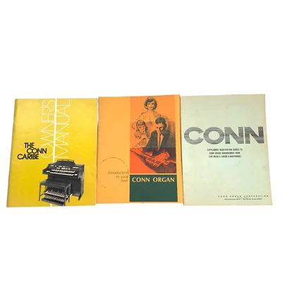 Guía de servicio manual del propietario de órganos Conn Caribe modelo 635 formulario 4632 de colección Foto 1 de 4