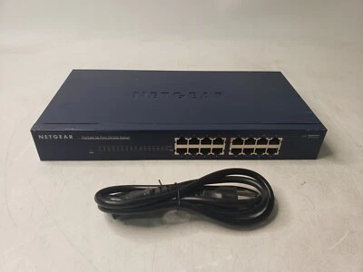 NetGear ProSafe JFS516 16 Port 10/100 Fast Ethernet Unmanaged Switch - Image 1 of 4