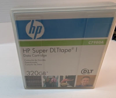 Cartucho de datos HP Super DLTtape 320 GB HP C7980A HP DLT cartucho 320 GB Foto 1 de 4