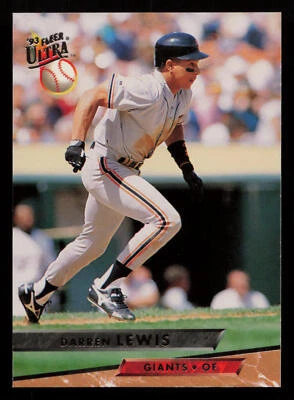 1993 Ultra Darren Lewis #134 San Francisco Giants Baseball Card - Image 1 of 2