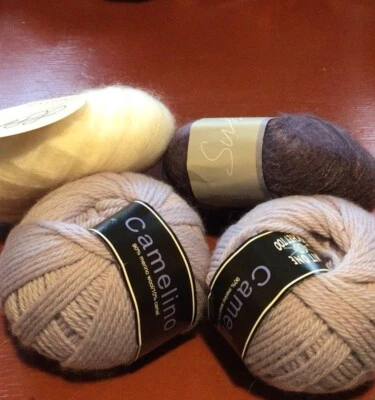 Lilac 719 50 G Camelino Yarn Assortment With 25 G Sublime And LLH Kid Mohair Lot - Image 1 of 4