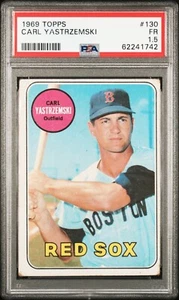 1969 Topps Carl Yastrzemski || PSA 1.5 || #130 || Freshly Graded - Picture 1 of 2