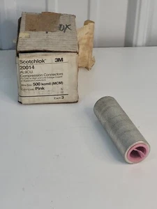 CONECTOR DE ALUMINIO 3M SCOTCHLOK 20014, HASTA 35 KV, 500 KCMIL, ROSA QTY 1 NUEVOd8r - Imagen 1 de 3