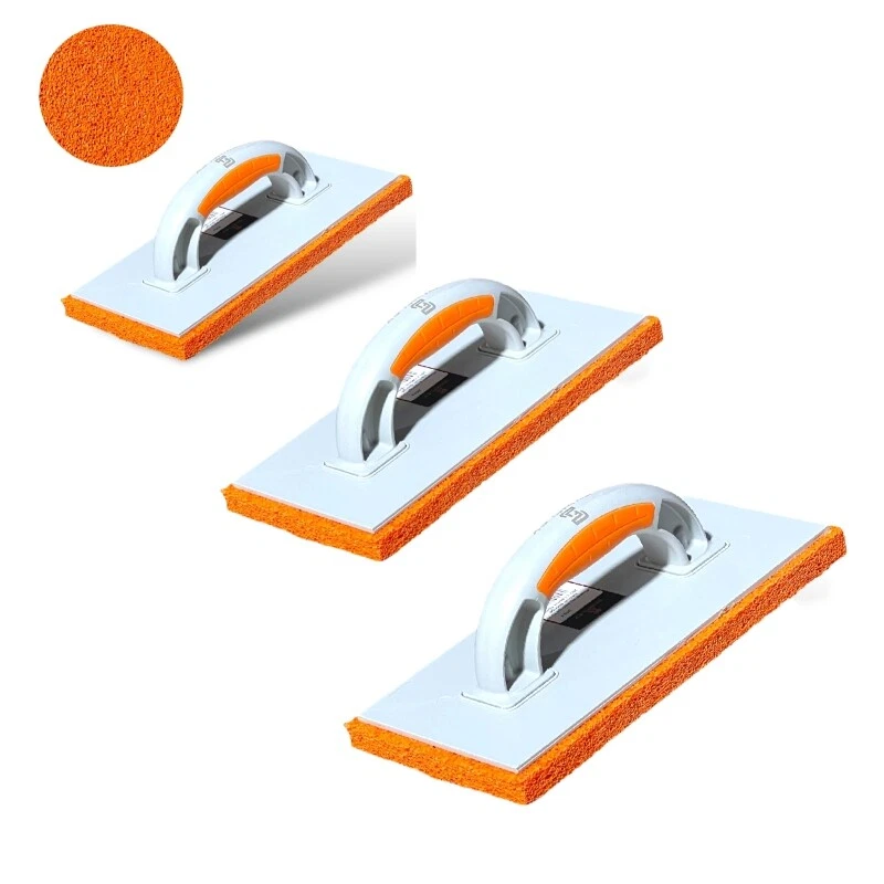 PLASTERING SPONGE  FLOAT Hydrorubber Medium 18 orange sponge Multipack Skimflex - Image 1 of 4
