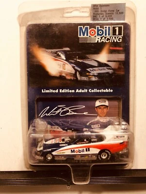 1/64 ACTION FUNNY CAR WHIT BAZEMORE MOBIL 1 1995 DODGE 2 - Image 1 of 2