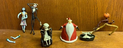 The Nightmare Before Christmas  Mini Figures Collection Set of 6 Yujin - Image 1 of 4