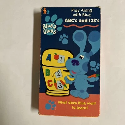Blue’s Clues: ABCs and 123s 1999 VHS - Image 1 of 4