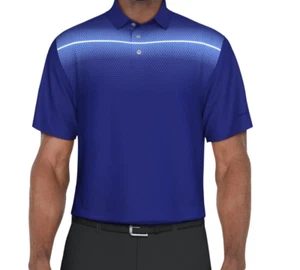 Ben Hogan Men’s SIZE S 34-36 Chest Print Golf Polo Shirt Color BLUE Surf The Web - Picture 1 of 3