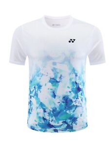 Yonex YY Game Wear Training Shirt Tie-Dye White Blue