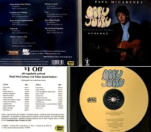 BEATLES-MCCARTNEY *VG+* "OOBU JOOBU: ECOLOGY" 97 US BEST-BUY EXCLU PROMO CD - Imagen 1 de 1