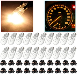 Bombilla halógena 20X T10 194 168 259 con enchufes de giro tablero racimo de luz blanca - Imagen 1 de 6
