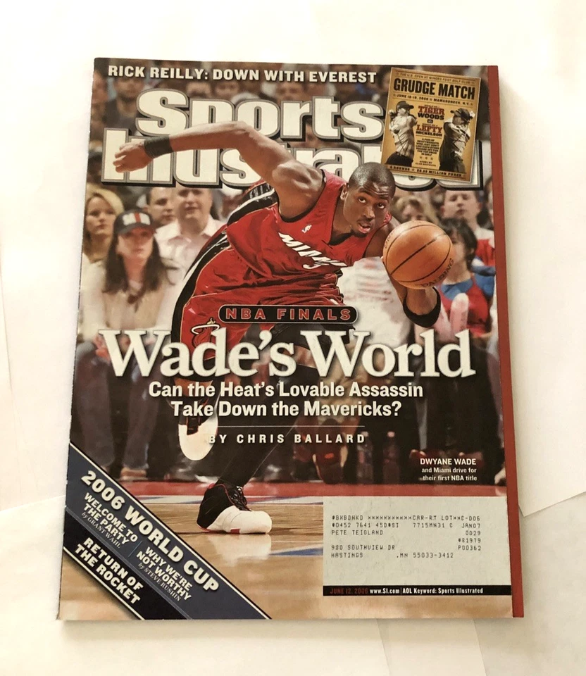 Sports Illustrated 2006 DWYANE WADE lleva Miami Heat ¡al primer título de la NBA!  Foto 1 de 1