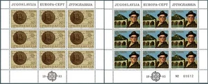 JUGOSLAVIA 1983 Europa 2 MF MNH** - Picture 1 of 1