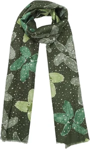 Sciarpa Fantasia Scialle Colorato Girocollo Casual Donna SC22-18 - Foto 1 di 12