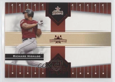 Donruss Champions Red Impressions 2005/250 Richard Hidalgo #150 Foto 1 de 2