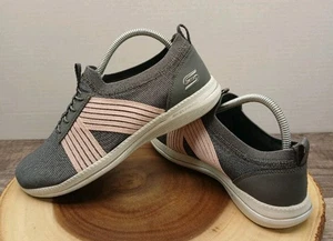 Womens Skechers Flex City Pro Easy Moving Gray Slip On / Size 9 23748 "READ" - Picture 1 of 23