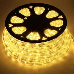 50M Tubo Luminoso LED Flessibile,Impermeabile 1800 Leds Tubo Luminoso Esterna In - Foto 1 di 12