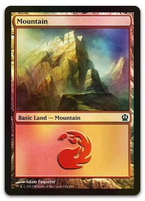 Mountain (244) #244 (Foil) (LP) Theros THS Magic MTG - Image 1 of 2