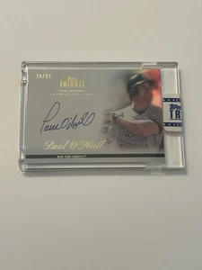 2012 TOPPS TRIBUTE PAUL O'NEILL ENCASED SEALED REFRACTOR AUTO 74/99 NY Yankees - Picture 1 of 2