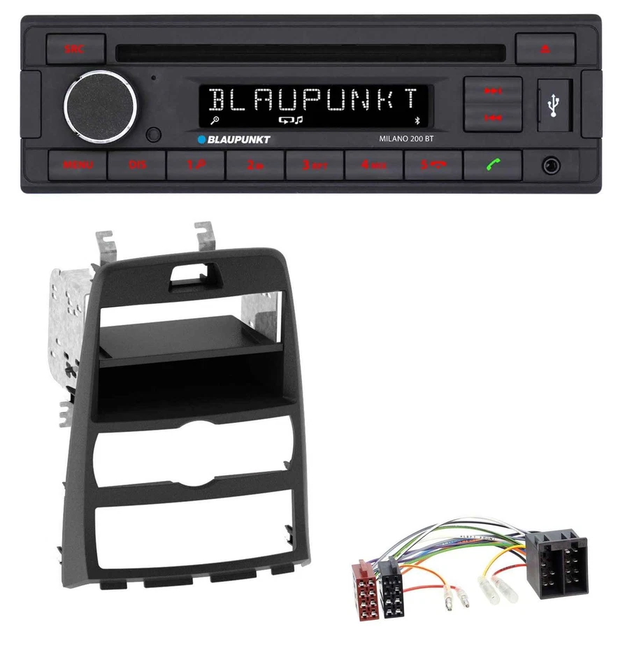 Blaupunkt MP3 USB CD Bluetooth AUX Autoradio für Hyundai Genesis BK 10-12 Klimaa - Bild 1 von 4