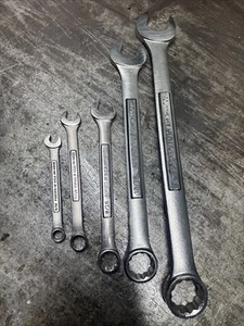 Vintage Craftsman Standard SAE End WRENCH SET Of 5 Made In USA 5/16 7/16 9/16 - Picture 1 of 3